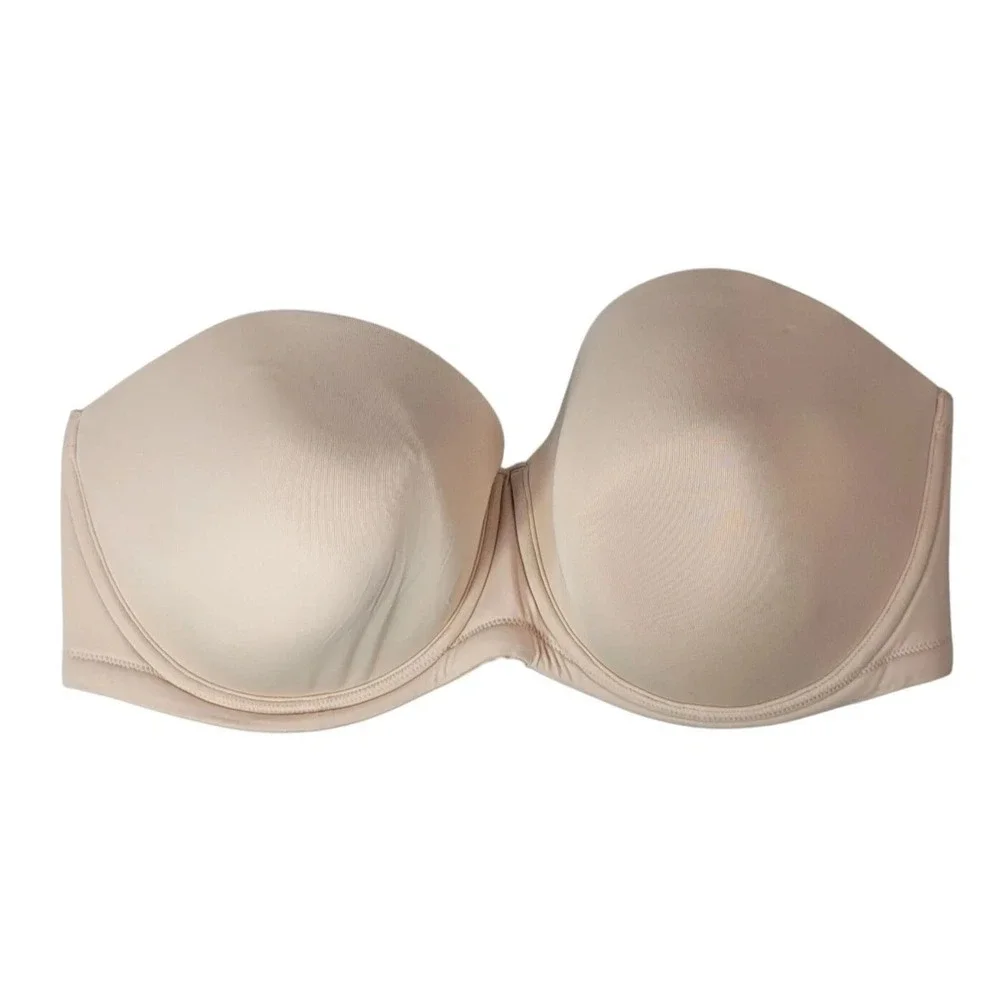 Wacoal Red Carpet Strapless Full Bust Underwire Bra 854119 40DDD Nude